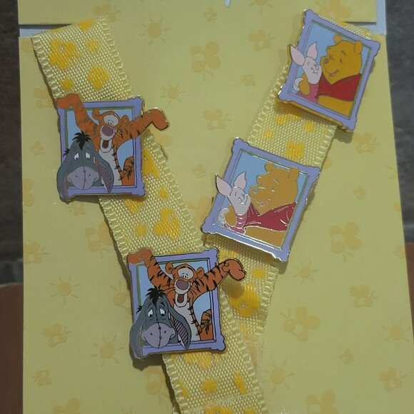 Disney Winnie the Pooh Trading Pins Hunny Pot Breakaway Lanyard ID Badge Holder - Picture 3 of 14